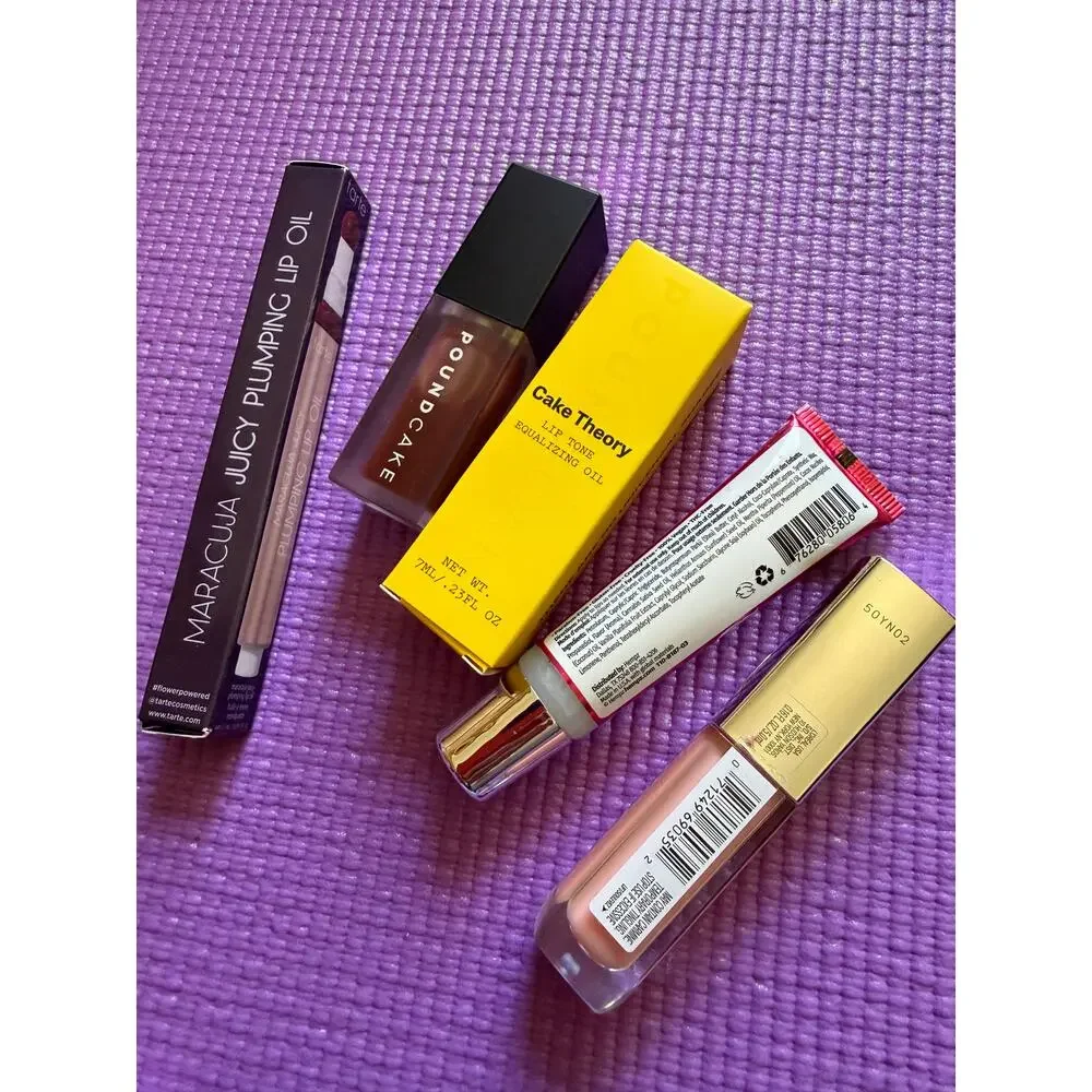 Makeup Lot Tarte Maracuja, Cake Theory, Hempz, Loreal Lip Oil Balm NEW Bundle